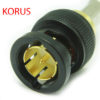 'KORUS' Ultra HD 12G BNC Straight Crimp Plug True 75 Ohm (Bulk pack)