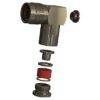 N Type Right Angle Solder / Top Hat Clamp Plug