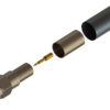 TNC Solder / Crimp Plug 50 Ohm hex Coulping Nut