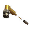 BNC 12GHz Right Angle Crimp / Crimp Plug