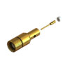 1/4-32 Microdot 93 Ohm Straight Solder/Solder Plug